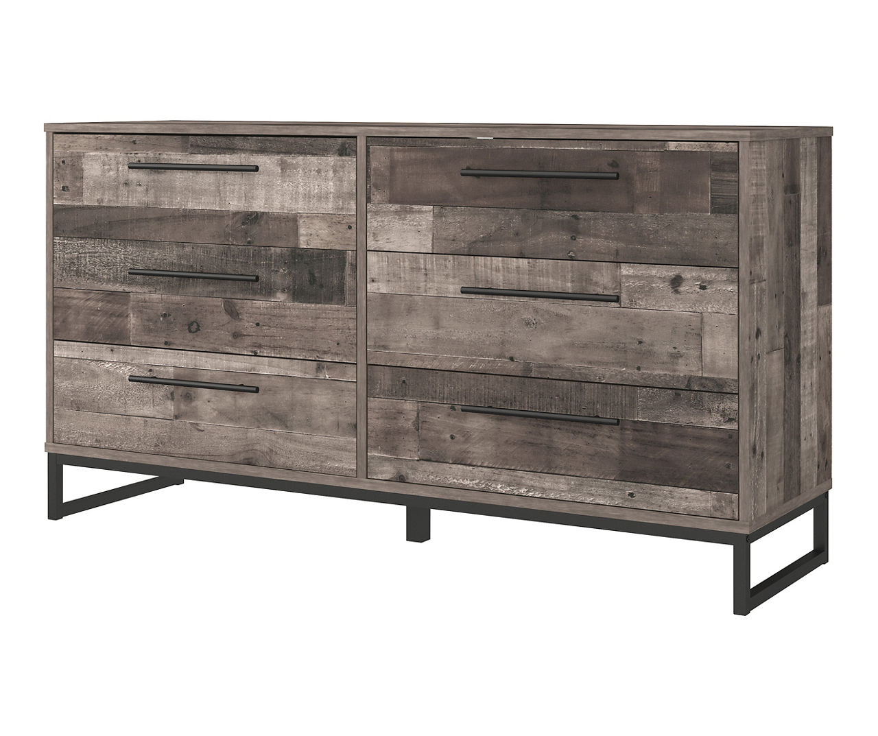 Neilsville Gray 6-Drawer Dresser