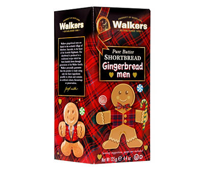 Gingerbread Men Shortbread Cookies, 4.4 Oz.