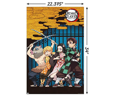 Demon Slayer: Kimetsu no Yaiba Poster, (22.3" x 34")