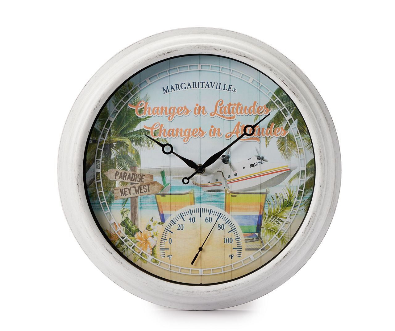 Margaritaville Margaritaville Indoor/Outdoor Wall Clock Big Lots