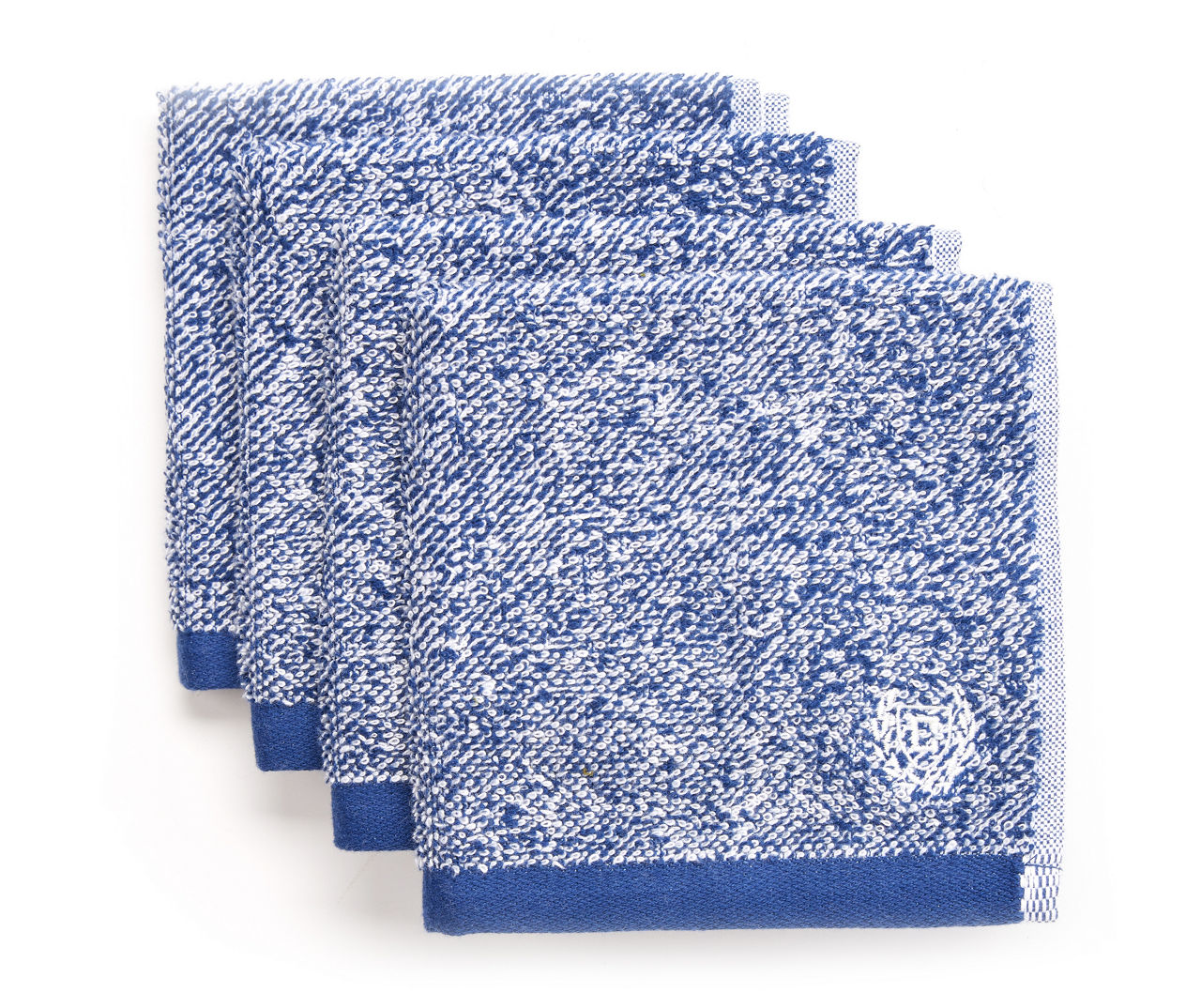 CHAPS Heather Navy Blue Washcloths, 4Pack Big Lots