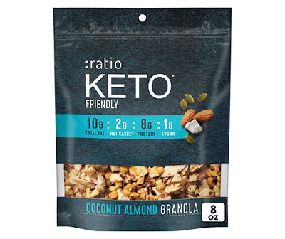 Keto Friendly Coconut Almond Granola, 8 Oz.