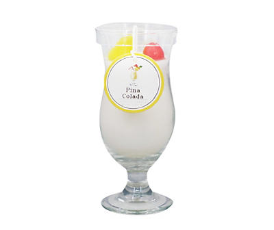 Pina Colada White Cocktail Candle, 10 oz.