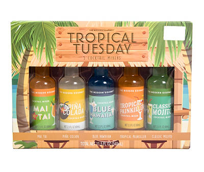 Tropical Tuesday 5-Piece Cocktail Mixer Set