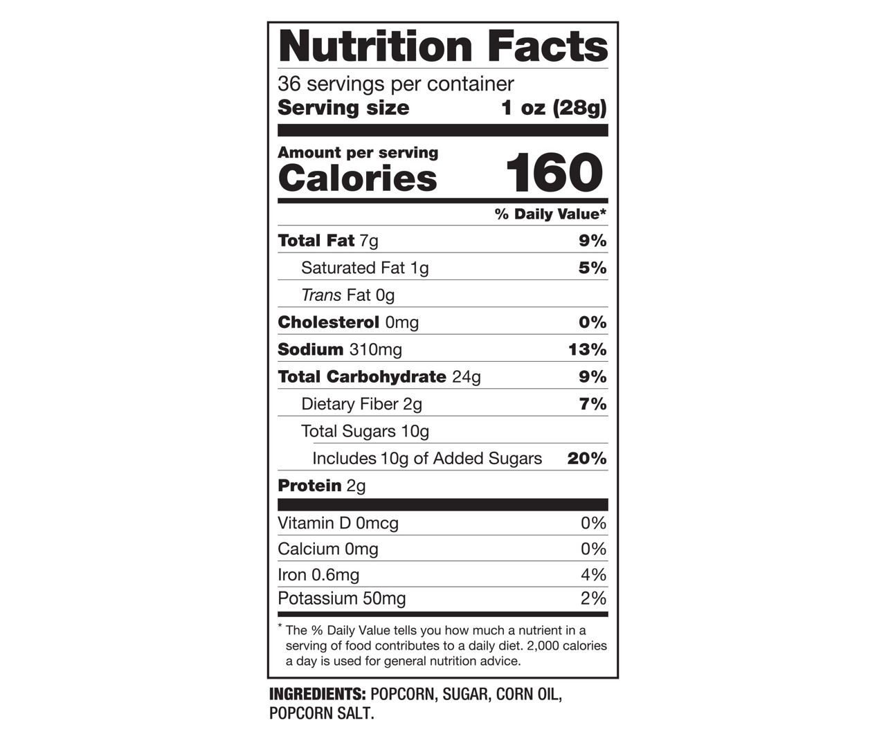 Kettle Popcorn, 35.5 Oz.