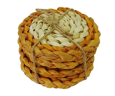 Woven Coasters, 4-Pack