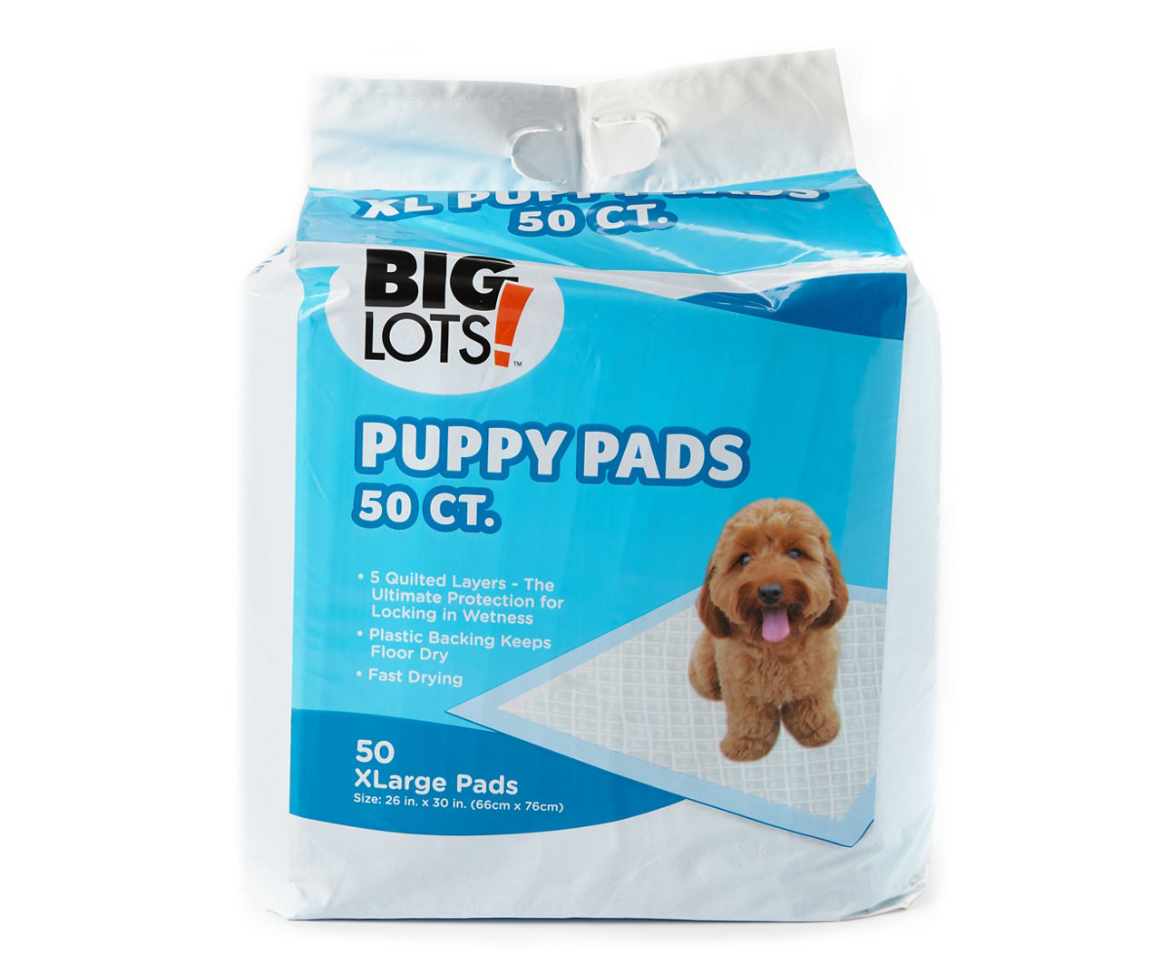 Big Lots Fresh Scent XL Puppy Pads, 50-Count