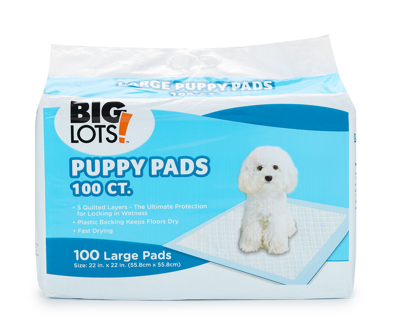 Large shop puppy pads