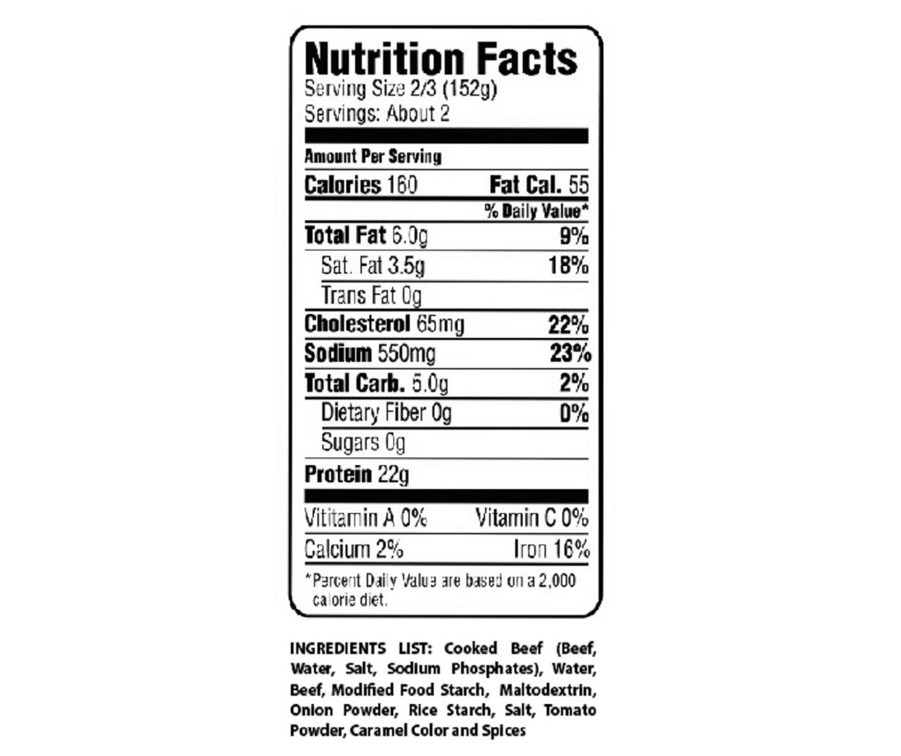 Hereford Roast Beef with Gravy, 12 Oz.