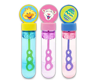 Chick, Lamb & Egg Easter Bubble Wands, 3-Pack
