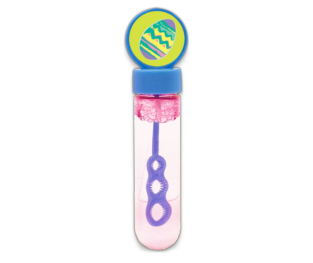 Large Easter Egg Bubbles With Built-in Wand - 4.7oz Bubble Solution For Egg Hunts & Party Favors
