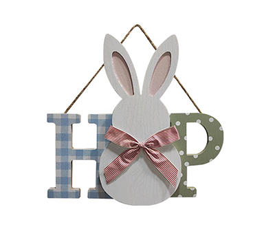 "Hop" Easter Bunny Wall Decor