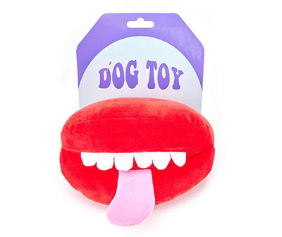 Silly Mouth Plush Dog Toy