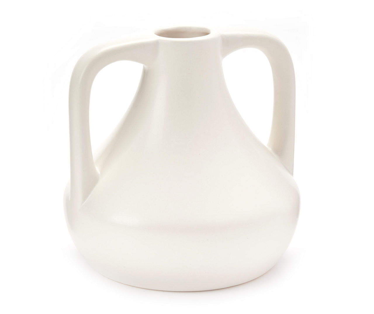 Ekspert ugyldig Sørge over Real Living Real Living Zenspired White Ceramic Vase With Handles | Big Lots