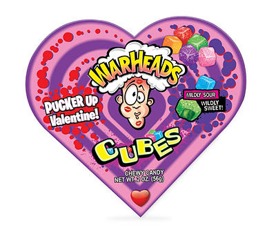 Valentine Cubes Chewy Candy, 2 Oz.