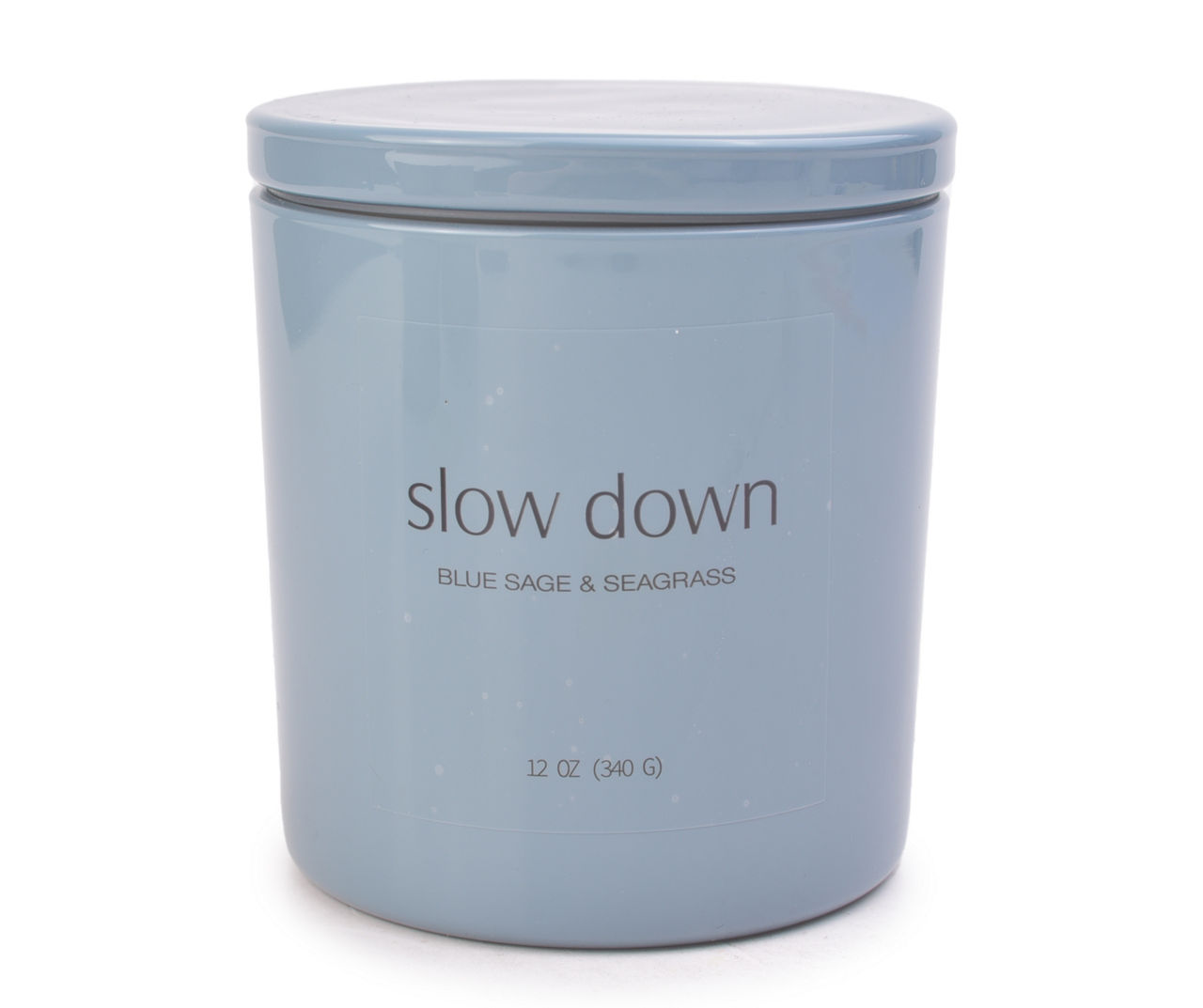 Sage & Seagrass Blue Jar Candle, 12 oz.