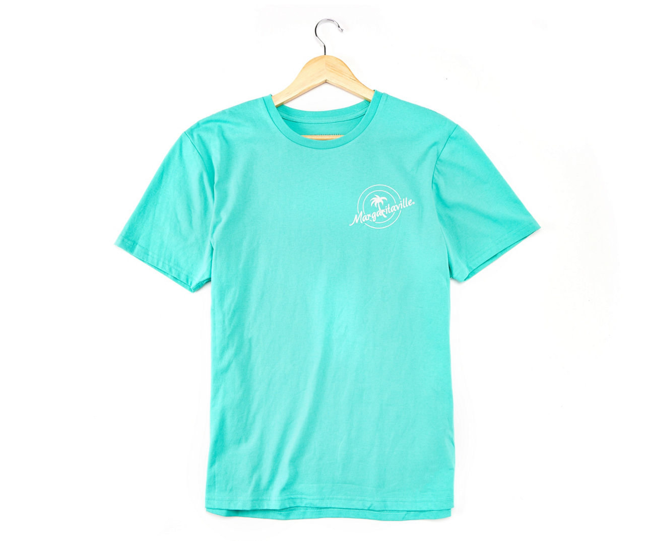 Men's Size X-Large Livin' for the Weekend Turquoise Crewneck Tee