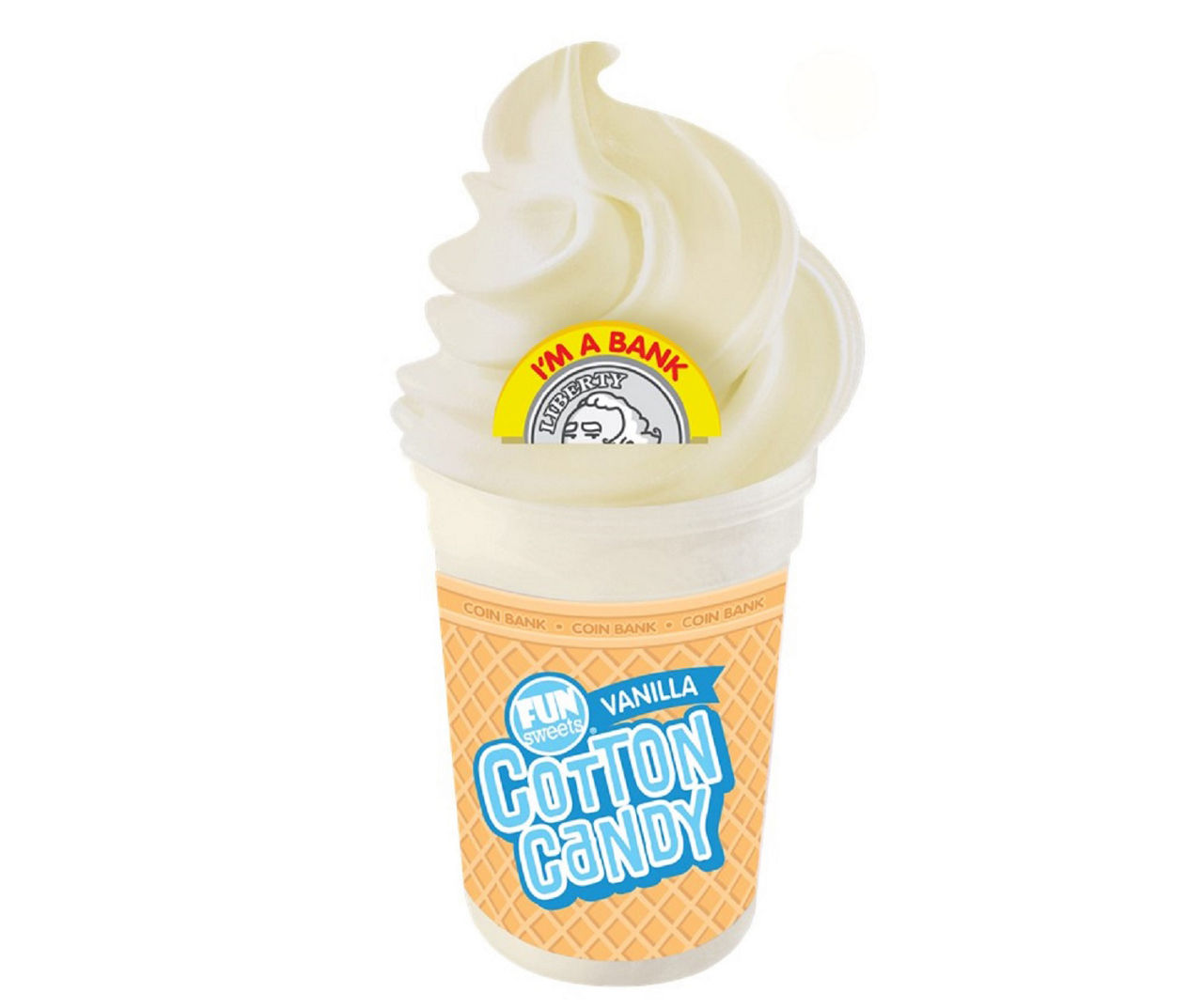 Fun Sweets Vanilla Cotton Candy, 1.5 Oz. Big Lots