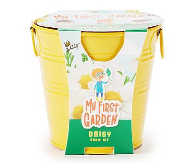 My First Garden Kids' Daisy Grow Kit With Yellow Pail