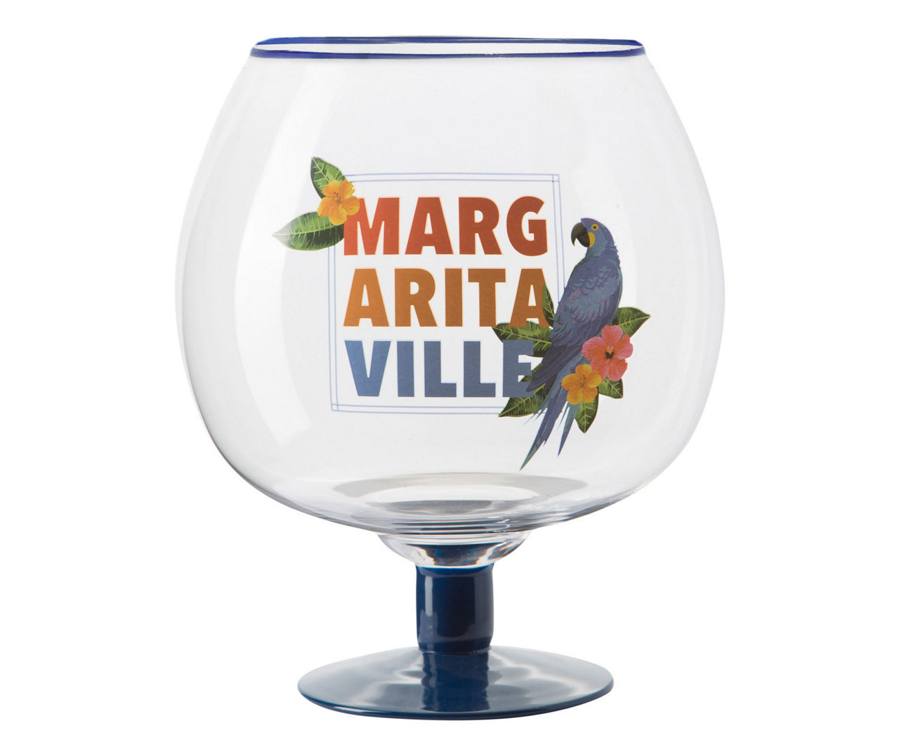 Margaritaville Blue Parrot Fishbowl Wineglass, 102 oz. Big Lots