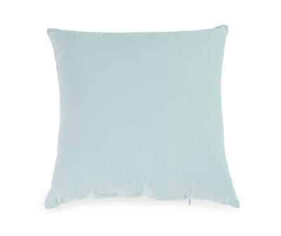 Sterling Blue & White Octopus Square Throw Pillow