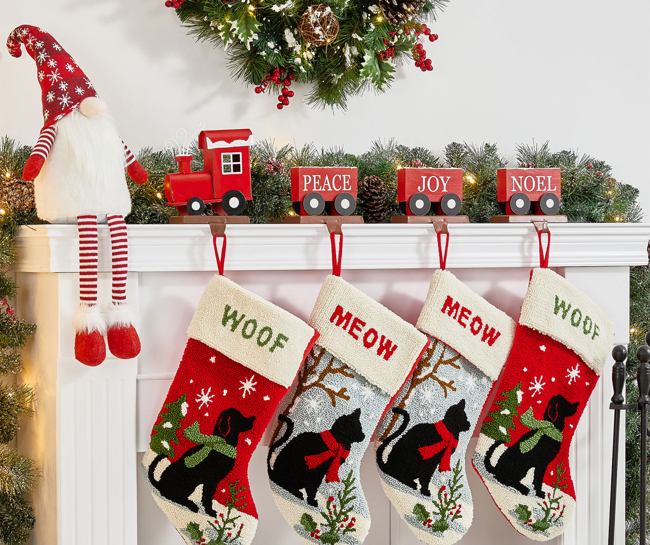 Train stocking best sale holder set