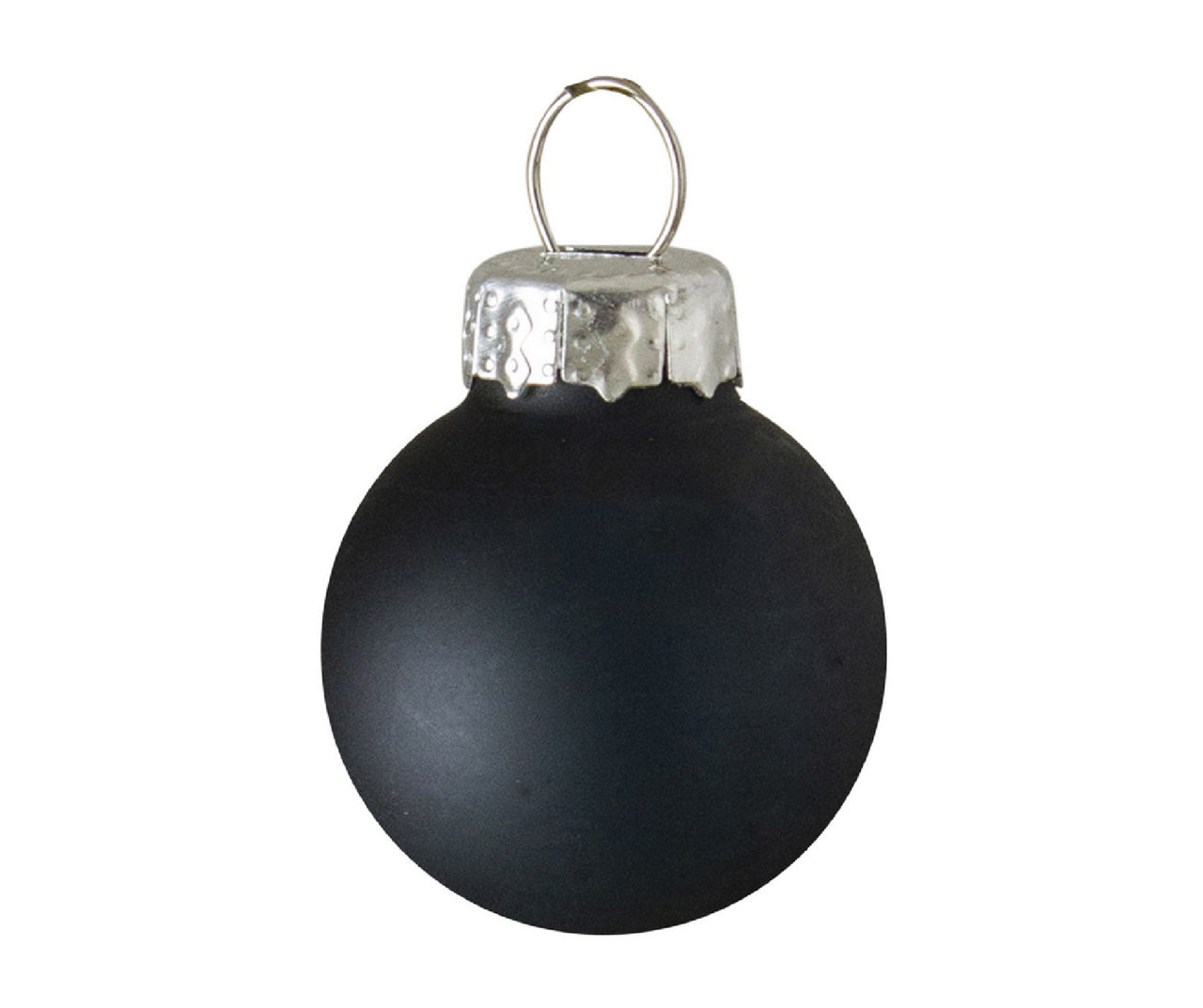 Shiny Christmas Ornaments, Black