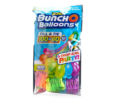 Tropical Party Rapid Fill Balloons, 3-Pack
