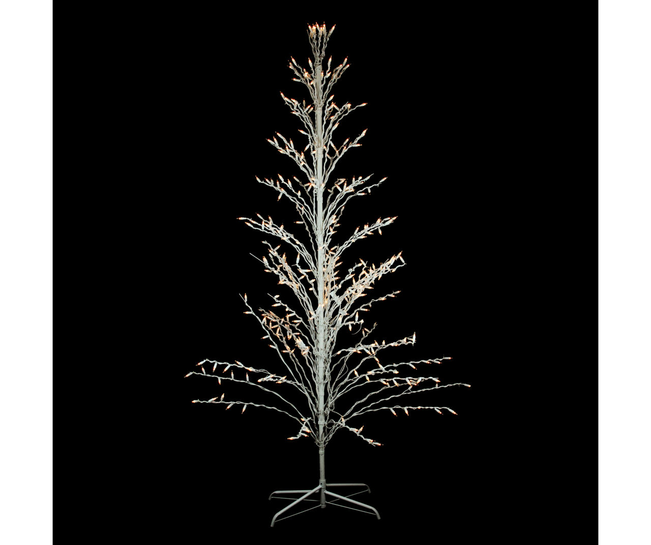 Northlight 4' White Twig LightUp Tree with Clear Lights Big Lots