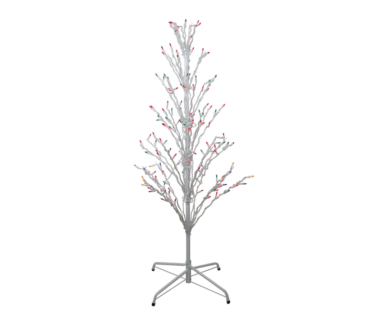 Northlight 4' White Twig LightUp Tree with MultiColor Lights Big Lots