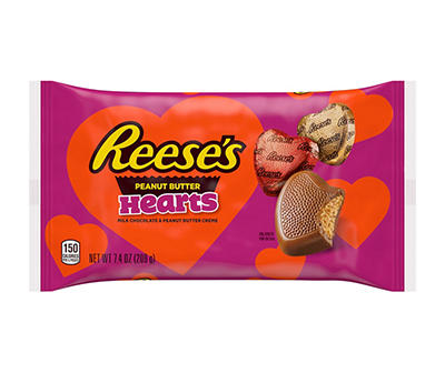 Peanut Butter Valentine's Day Hearts, 7.4 Oz.