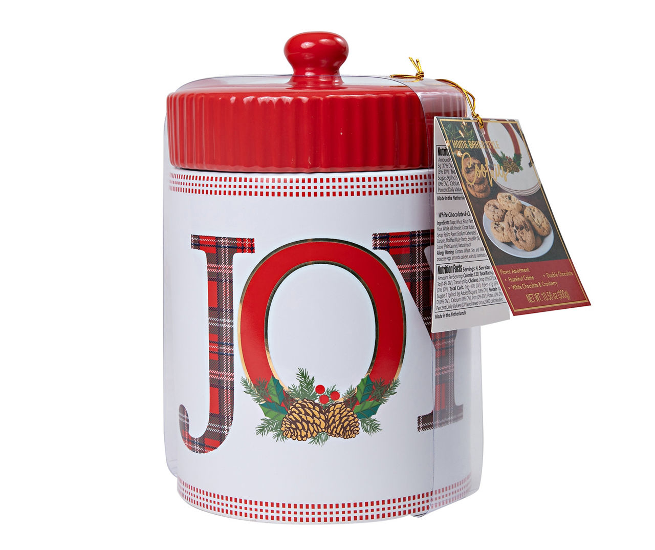 Cookie Storage Container -CNY Round Cookie Jar