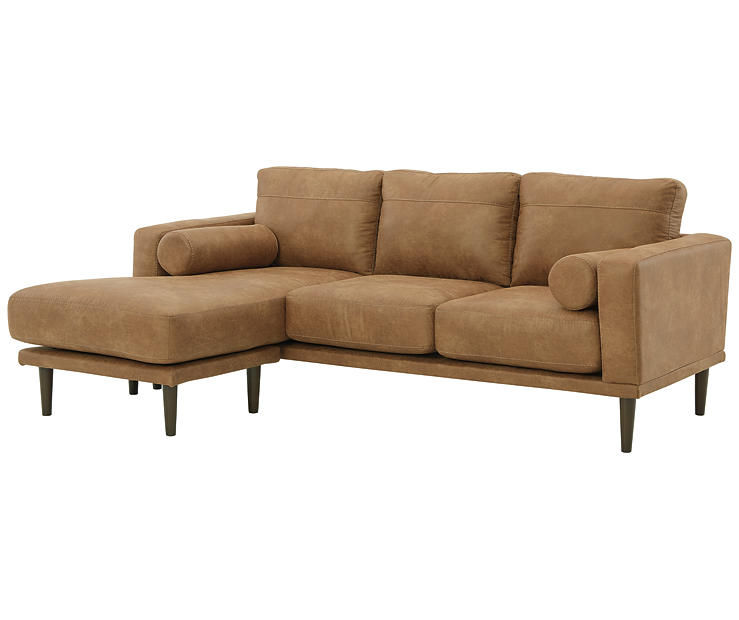 Ashley Arroyo Faux Leather Sofa Chaise