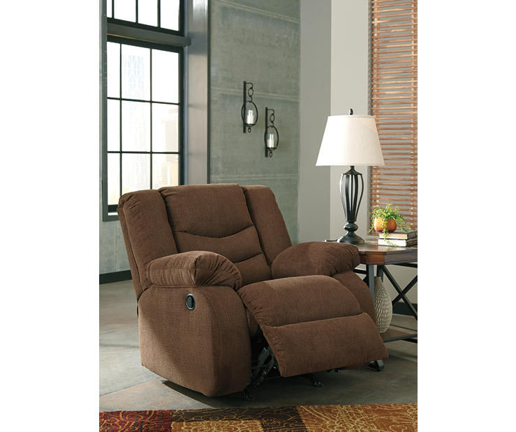 Signature Design By Ashley Tulen Chocolate Rocker Recliner | Big Lots