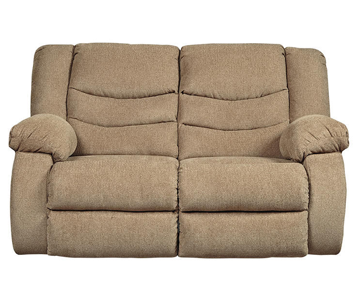 Signature Design By Ashley Tulen Mocha Reclining Loveseat Big Lots