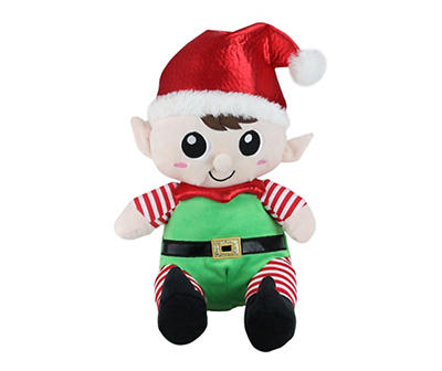 Boy & Girl Elf 2-Piece Plush Decor Set