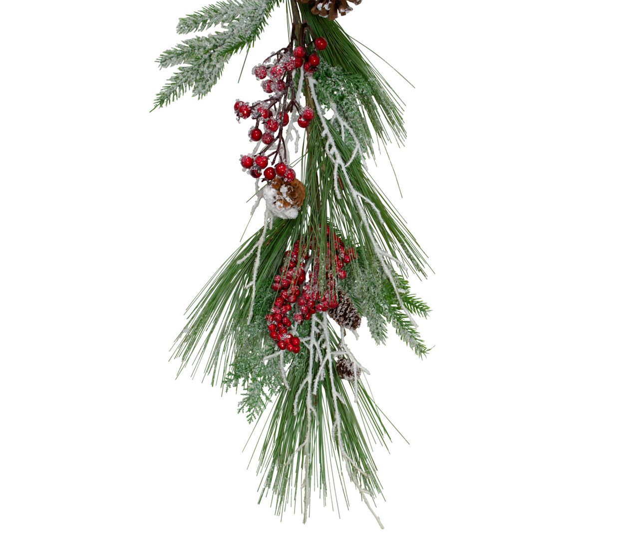 5.75' Frosted Berry & Pinecone Garland | Big Lots