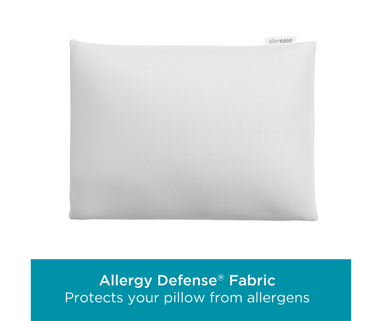 White Spill & Stain Defense Standard Zippered Pillow Protector, 2-Pack