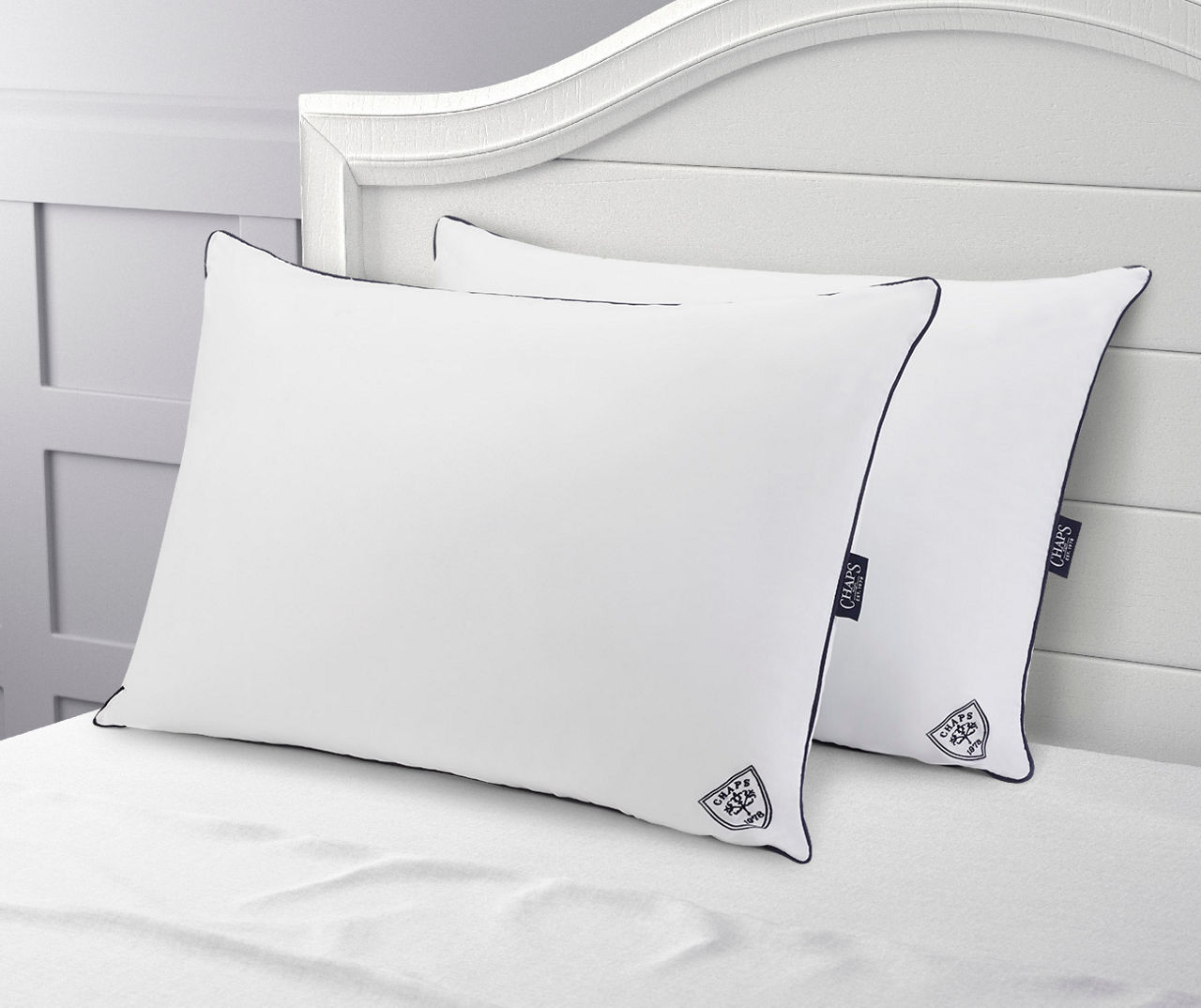 CHAPS White All Position Microfiber Standard Pillow 2 Pack Big Lots