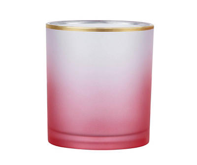 Pink Ombre Plastic Short Cup, 14 Oz.