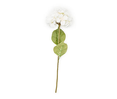 White Hydrangea Pick