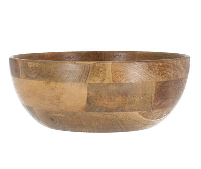 Brown Wooden Bowl, (10