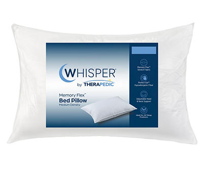 White Whisper Memory Flex Standard Pillow