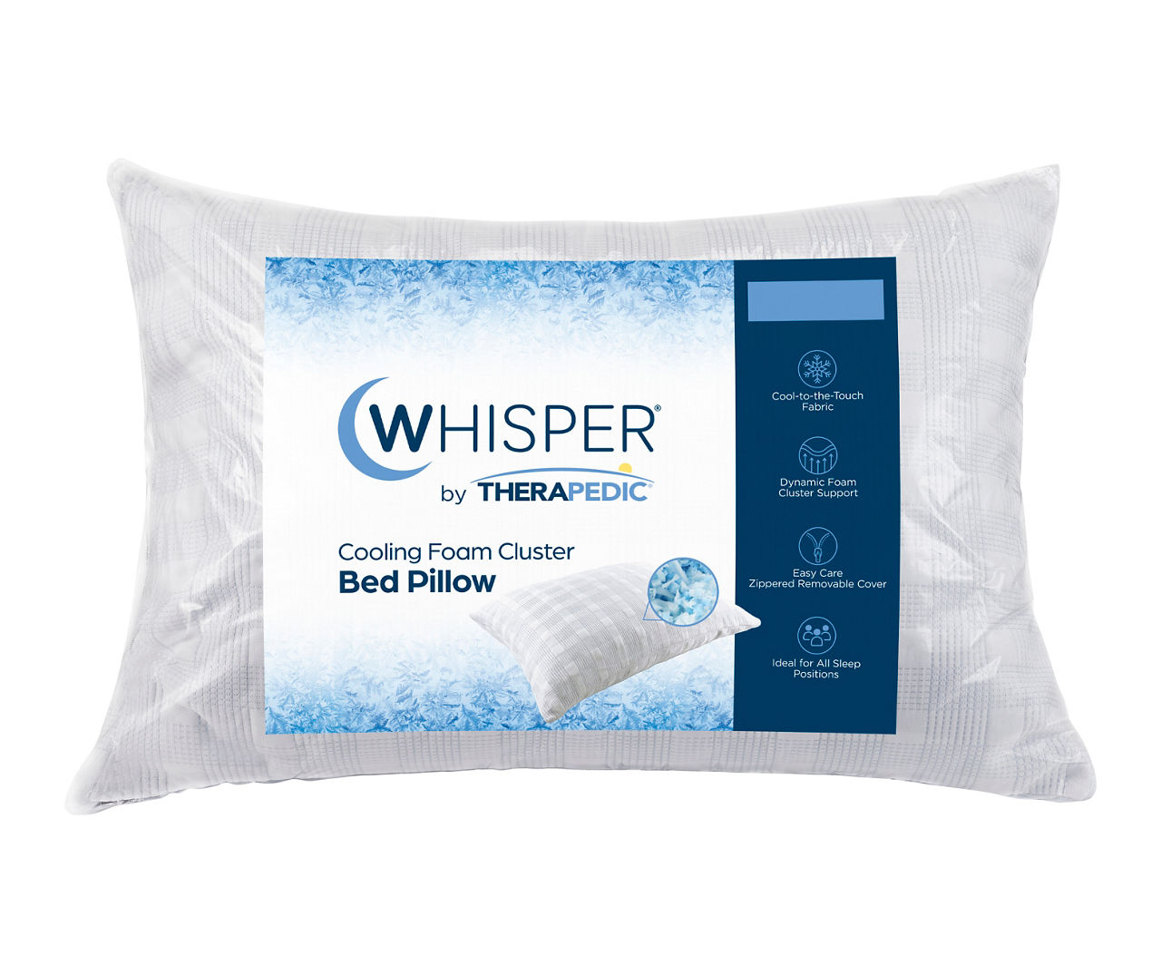 Comfy Whisper by Therapedic Cooling Foam Cluster Pillows Review