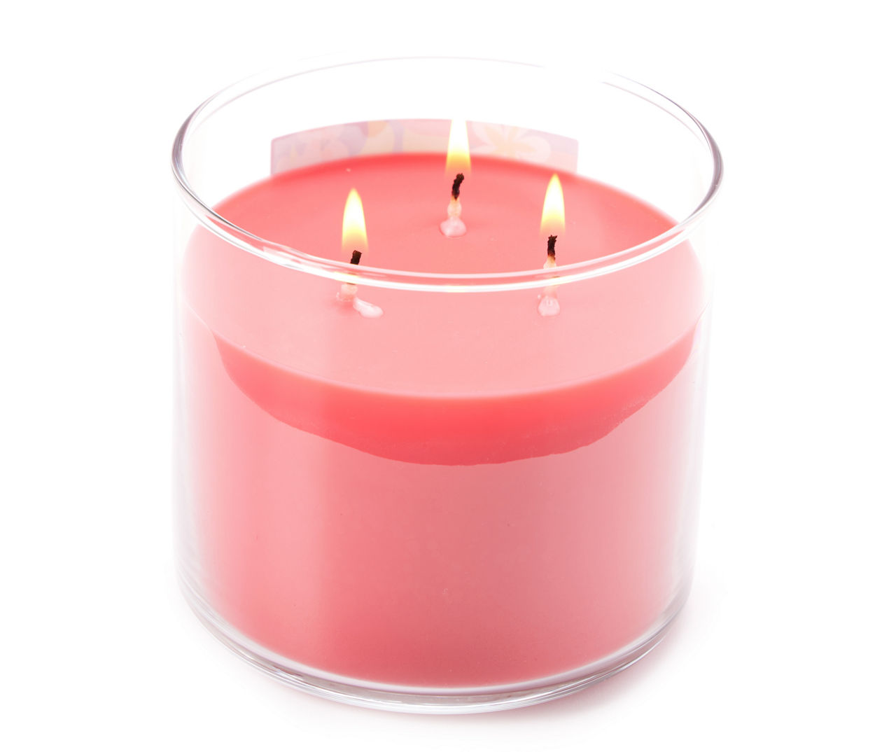 Playful Passionfruit Dark Pink 3-Wick Jar Candle, 14 oz.