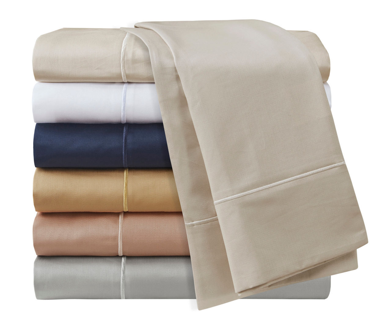 White 600-Thread Count Pima Cotton King 4-Piece Sheet Set | Big Lots