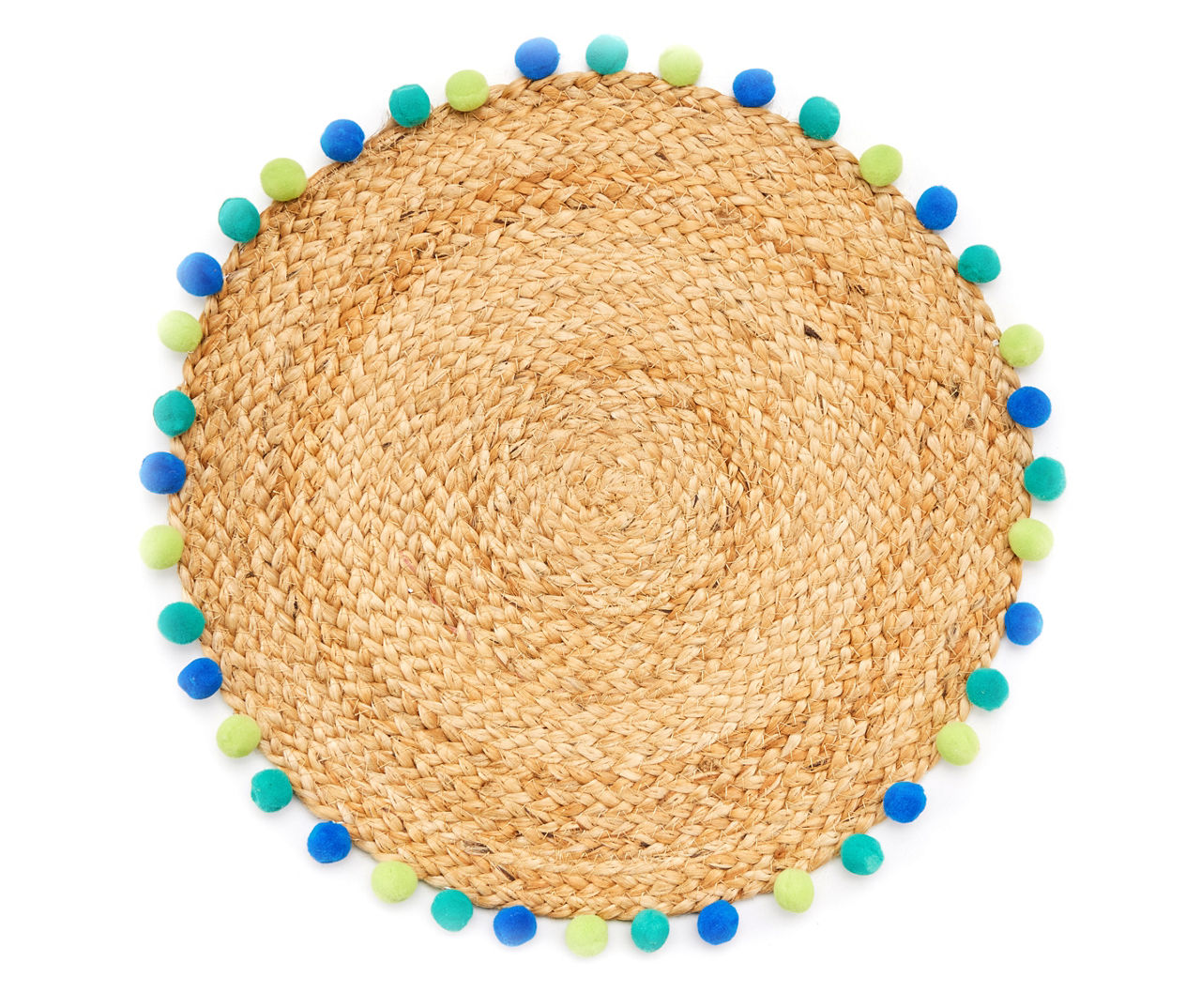 PomPom Trim Round Placemat Big Lots