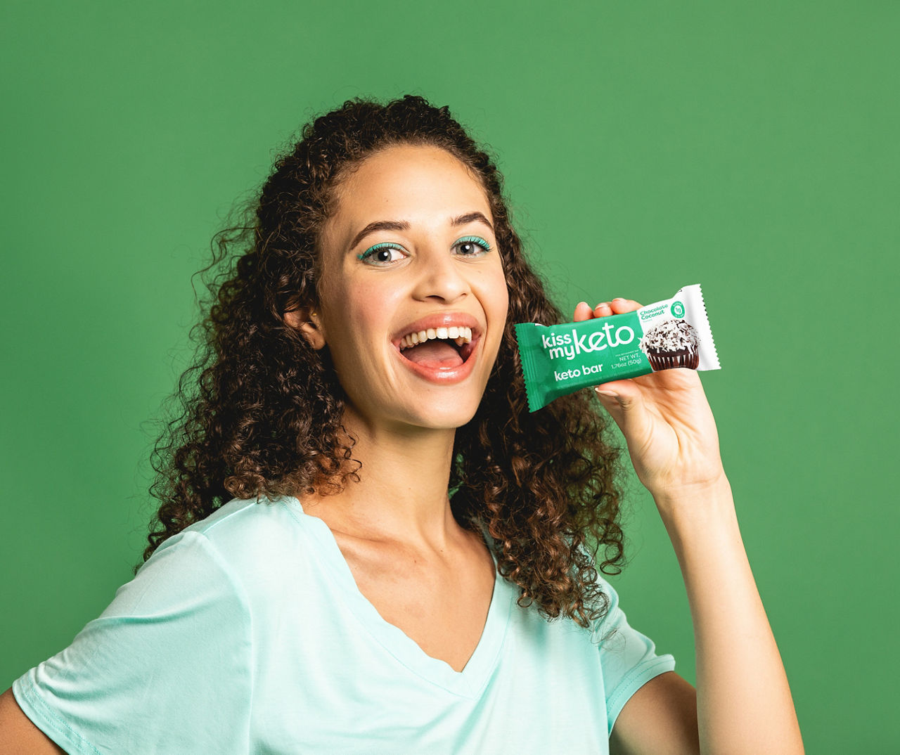 Kiss My Keto Chocolate Coconut Meal Replacement Bar, 12-Pack