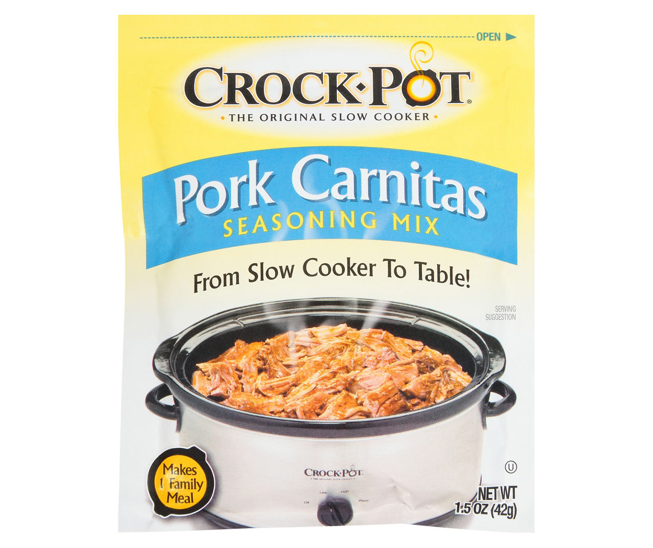 CrockPot Pork Carnitas Slow Cooker Seasoning Mix, 1.5 Oz. Big Lots