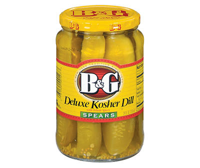 Deluxe Kosher Dill Pickle Spears, 24 Oz.
